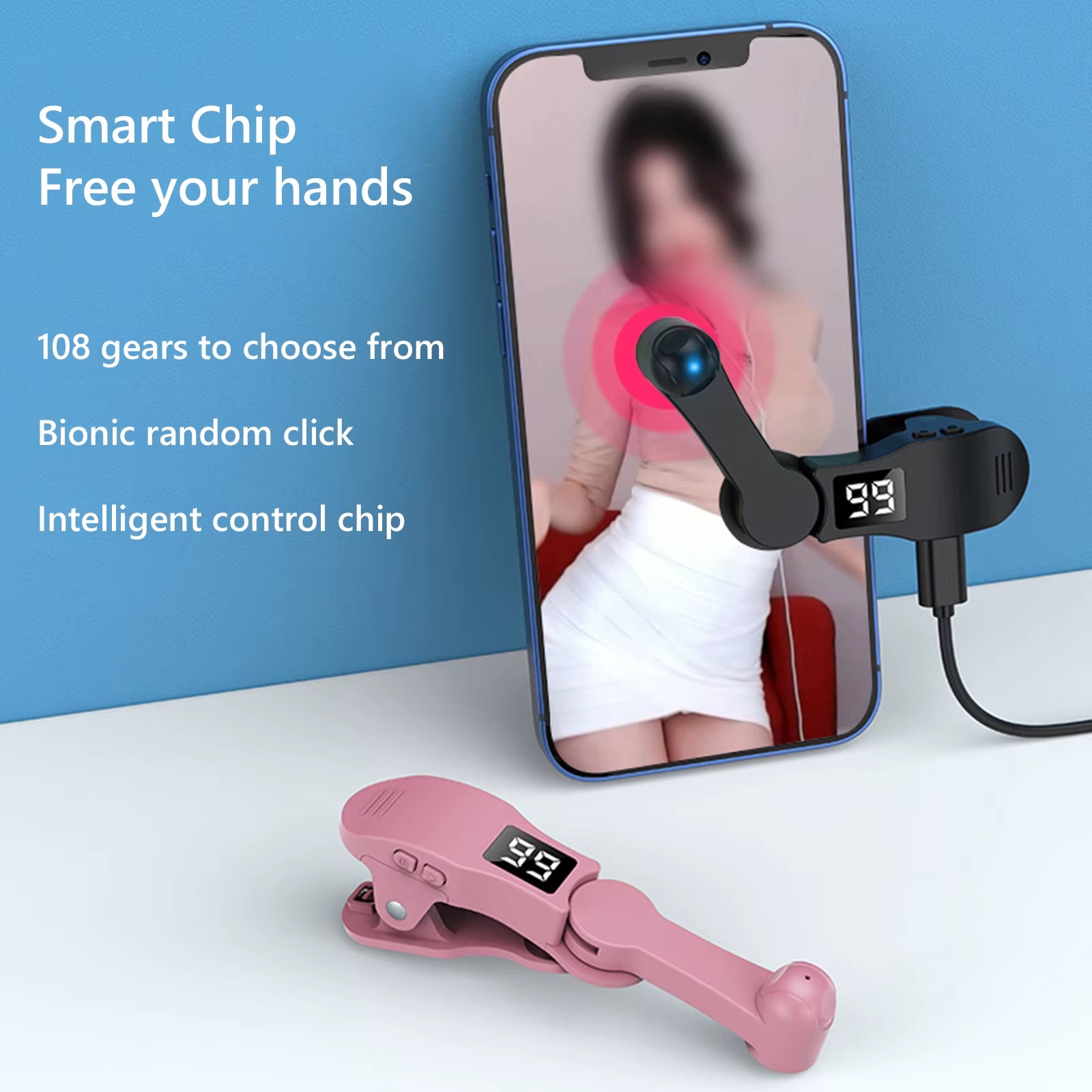 Auto Clicker for Phone Automatic Screen Tapper Adjustable Auto Clicker Tool for Gaming Smart Phone Apps