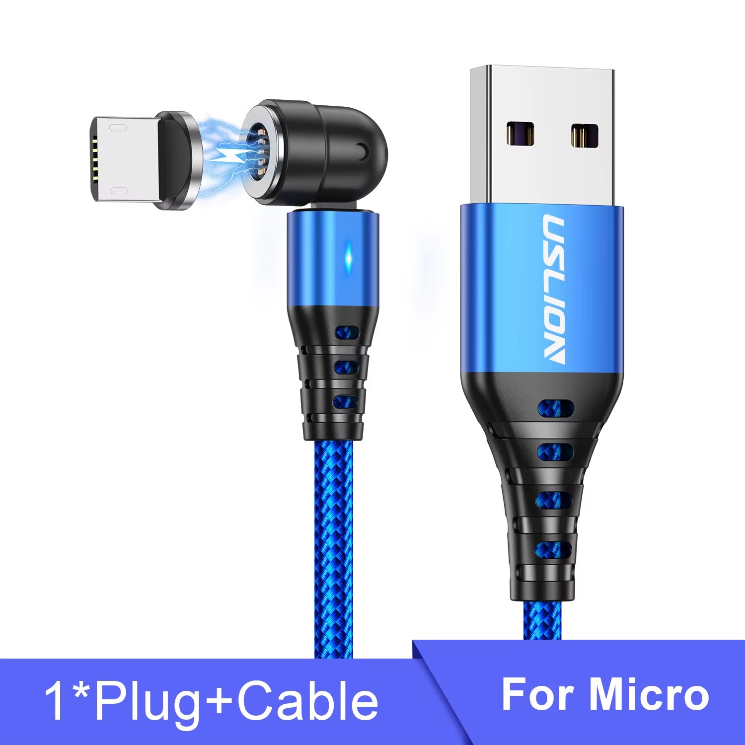 540 Rotate 5A Magnetic Cable Fast Charging Type C Mirco USB Phone Data Cord for Iphone 15 14 Pro Max Xiaomi 13 POCO Redmi